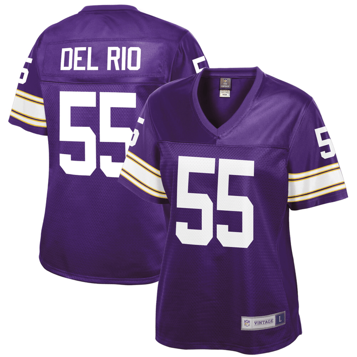Jack Del Rio Minnesota Vikings Pro Line Women's Retired Player Jersey - Purple