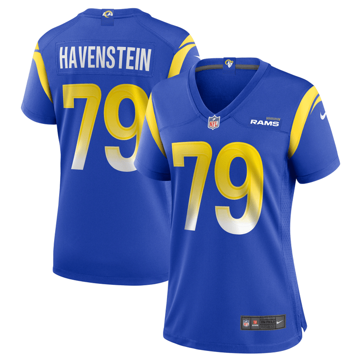 Rob Havenstein Los Angeles Rams Women's Game Jersey - Royal Jersey