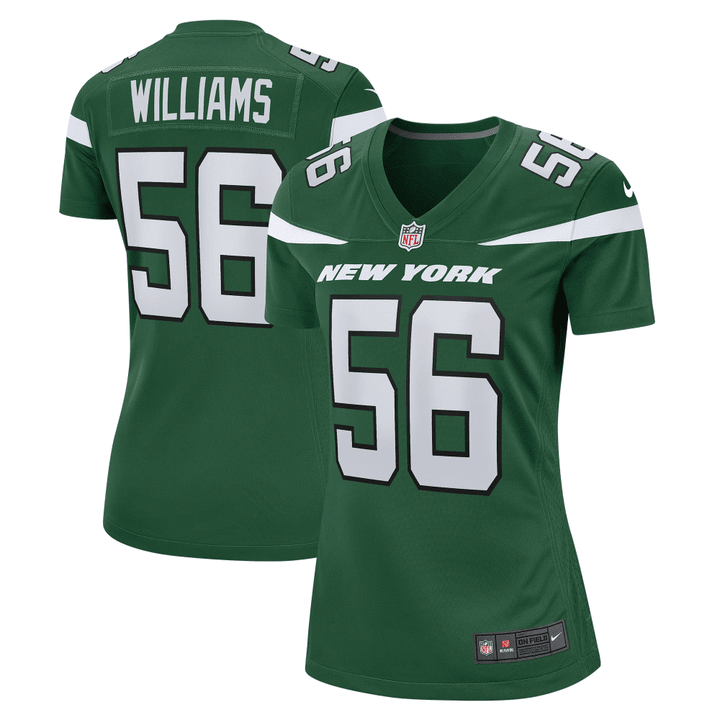 Quincy Williams New York Jets Women's Game Jersey - Gotham Green Jersey