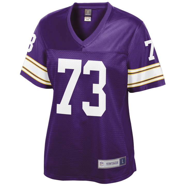 Ron Yary Minnesota Vikings Pro Line Women's Retired Player Jersey - Purple