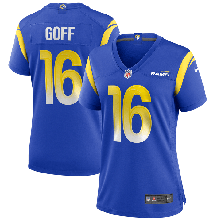 Jared Goff Los Angeles Rams Women's Game Jersey - Royal Jersey