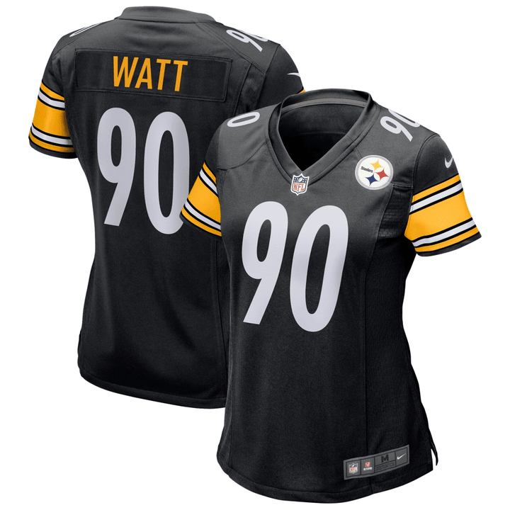 T.J. Watt Pittsburgh Steelers Women's Game Player Jersey - Black Jersey