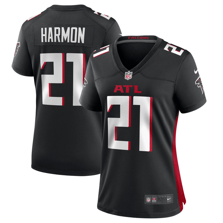 Duron Harmon Atlanta Falcons Women's Game Player Jersey - Black Jersey
