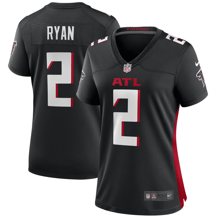 Matt Ryan Atlanta Falcons Women's Player Game Jersey - Black Jersey