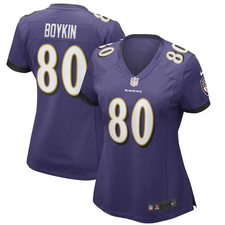 Miles Boykin Baltimore Ravens Women's Game Jersey - Purple Jersey