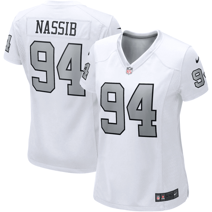 Carl Nassib Las Vegas Raiders Women's Alternate Game Jersey - White Jersey