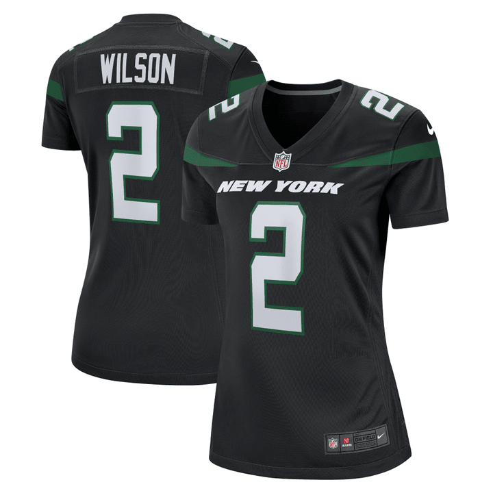 Zach Wilson New York Jets Women's Alternate 2021 Draft First Round Pick Game Jersey - Black