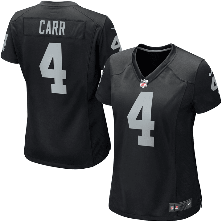 Derek Carr Las Vegas Raiders Women's Game Player Jersey - Black Jersey