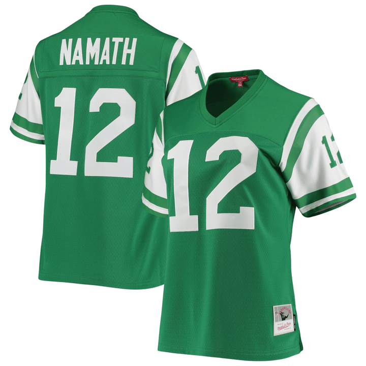 Joe Namath New York Jets Mitchell & Ness Women's 1969 Legacy Jersey - Green Jersey