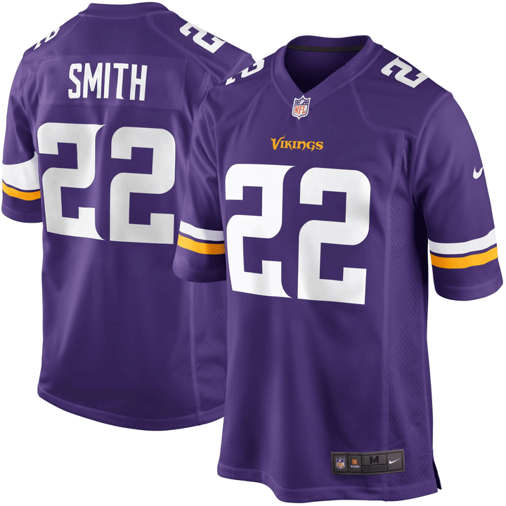 Harrison Smith Minnesota Vikings Youth Team Color Game Jersey - Purple Jersey