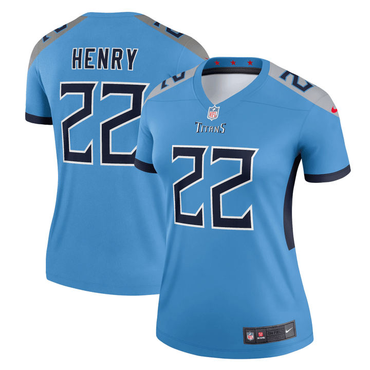 Derrick Henry Tennessee Titans Women's Legend Jersey - Light Blue Jersey