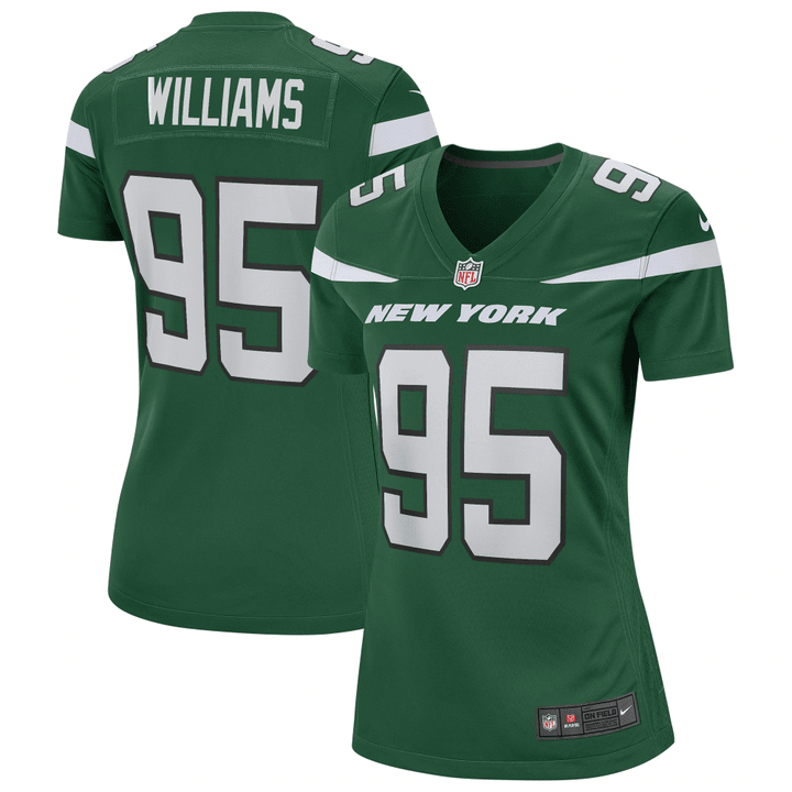 Quinnen Williams New York Jets Women's Game Jersey - Gotham Green Jersey