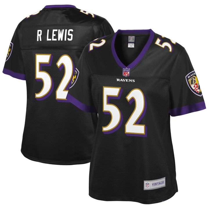 Ray Lewis Baltimore Ravens Pro Line Women's Retired Player Jersey - Black