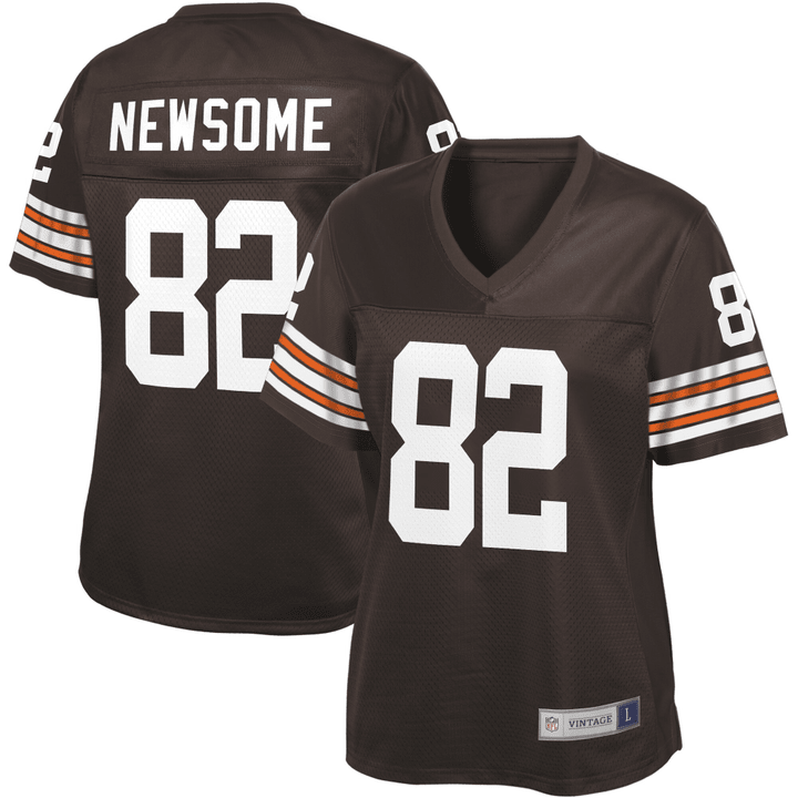 Ozzie Newsome Cleveland Browns Pro Line Women's Retired Player Jersey - Brown