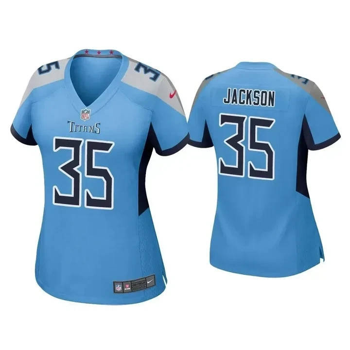 Women's Chris Jackson Tennessee Titans Light Blue Game Jersey