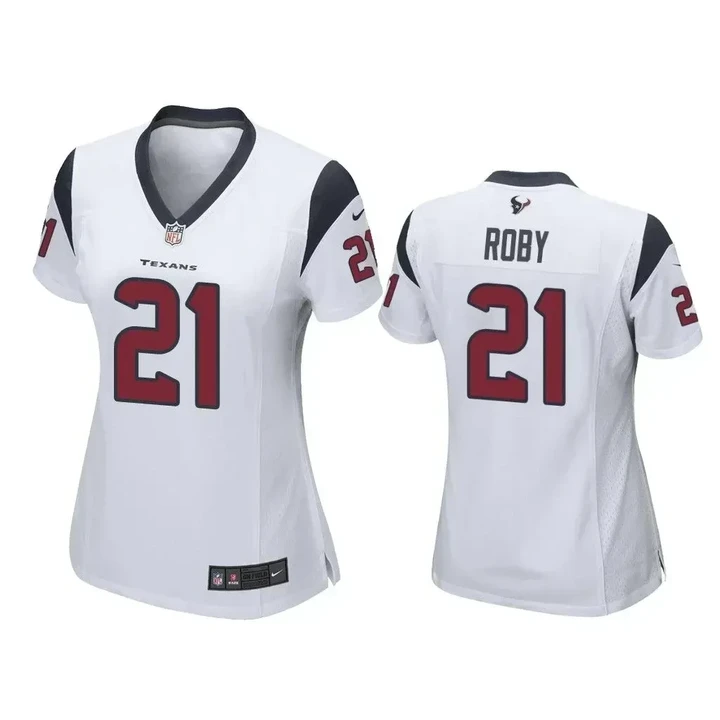 Women's Bradley Roby #21 Houston Texans White Game Jersey