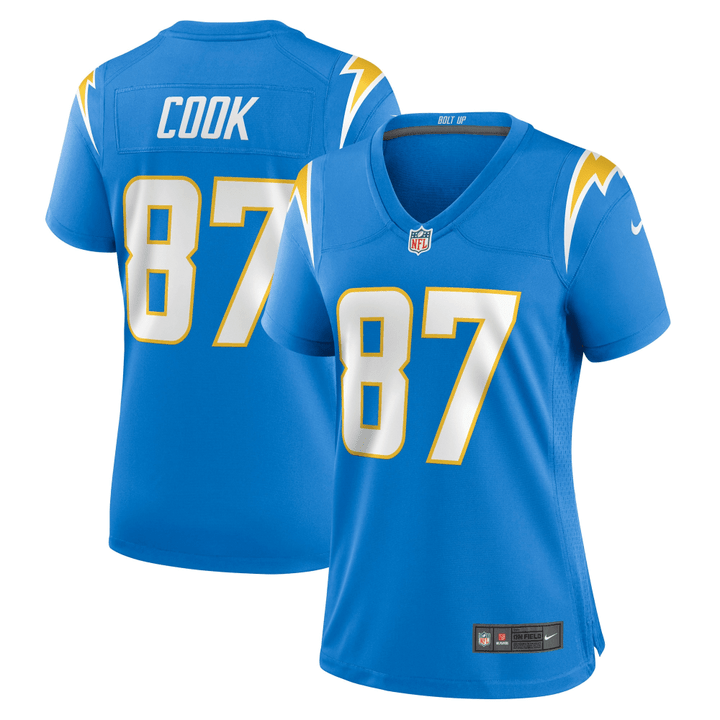 Jared Cook Los Angeles Chargers Women's Game Player Jersey - Powder Blue Jersey