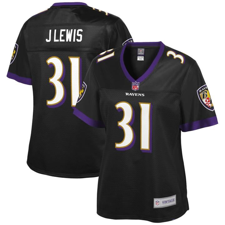Jamal Lewis Baltimore Ravens Pro Line Women's Retired Player Jersey - Black