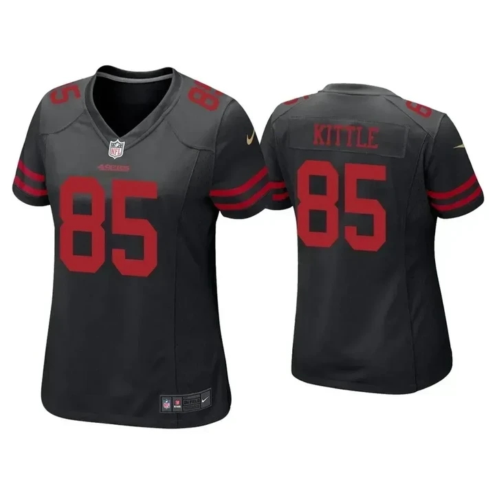 Women's George Kittle San Francisco 49ers Black Game Jersey