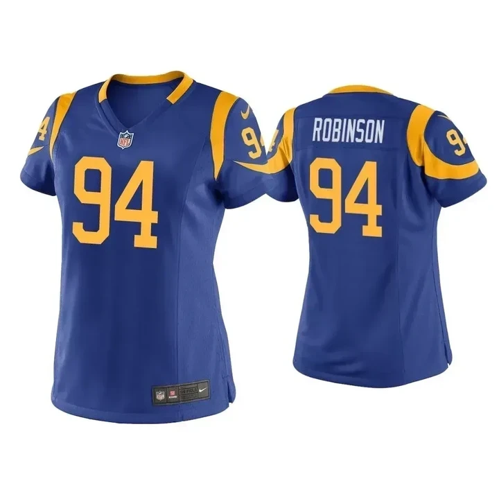 Women's A'shawn Robinson Los Angeles Rams Royal Game Jersey