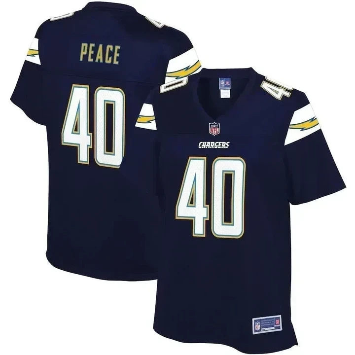 Chris Peace Los Angeles Chargers Pro Line Women's Team Player Jersey - Navy