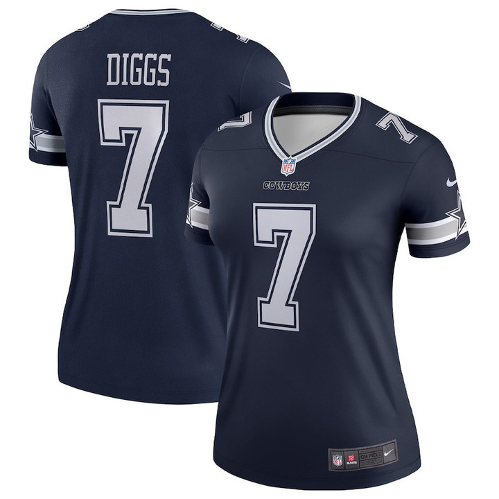 Trevon Diggs #7 Dallas Cowboys Women's Legend Jersey - Navy