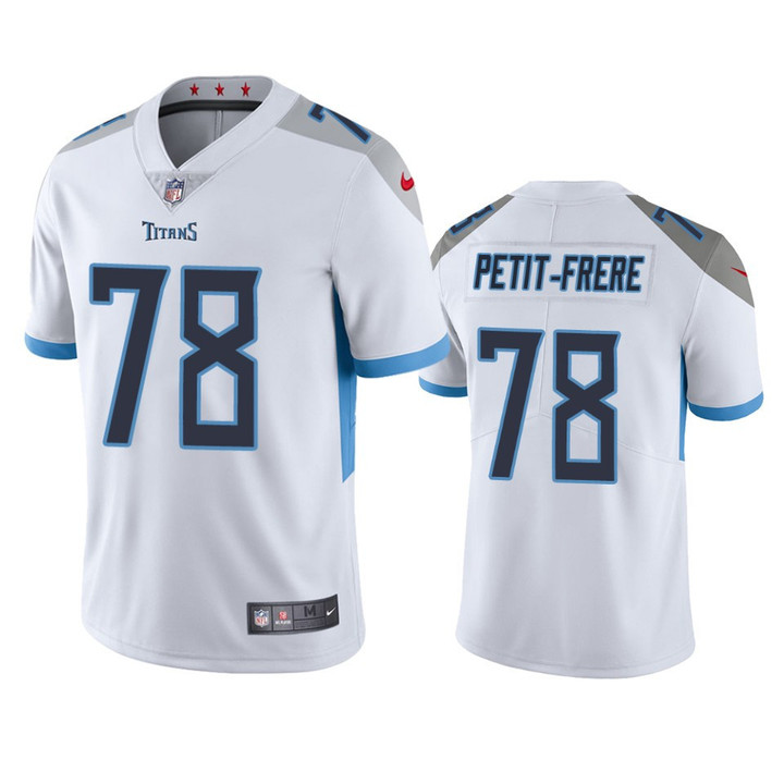 Tennessee Titans Nicholas Petit-Frere #78 White Vapor Limited Jersey