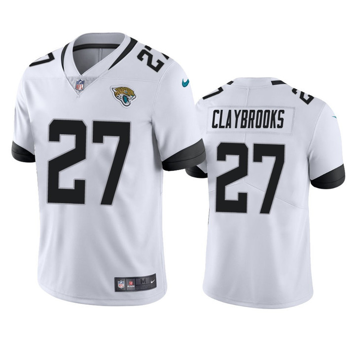 Jacksonville Jaguars Chris Claybrooks #27 White Vapor Limited Jersey