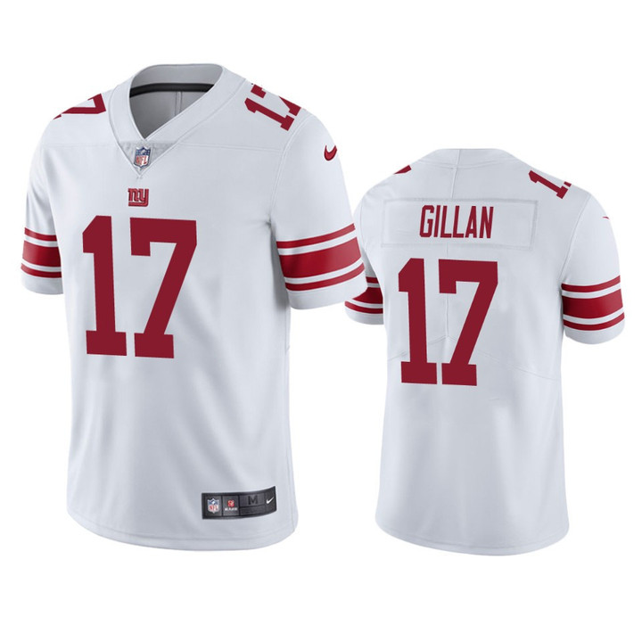 Jamie Gillan #17 New York Giants White Vapor Limited Jersey