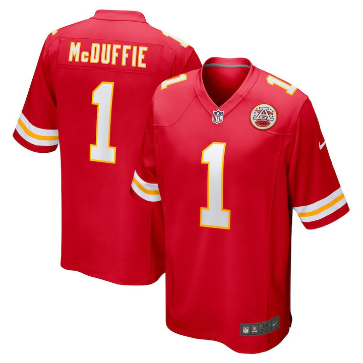 Trent McDuffie #1 Kansas City Chiefs Nike 2022 Draft First Round Pick Game Jersey In Red