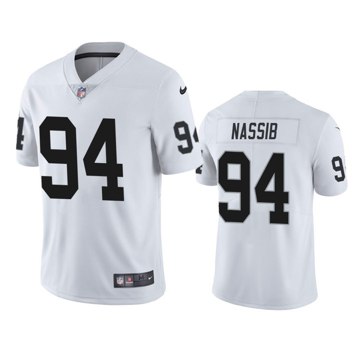 Las Vegas Raiders #94 Carl Nassib White Jersey