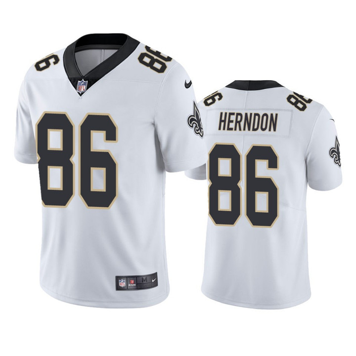 New Orleans Saints Chris Herndon #86 White Vapor Limited Jersey