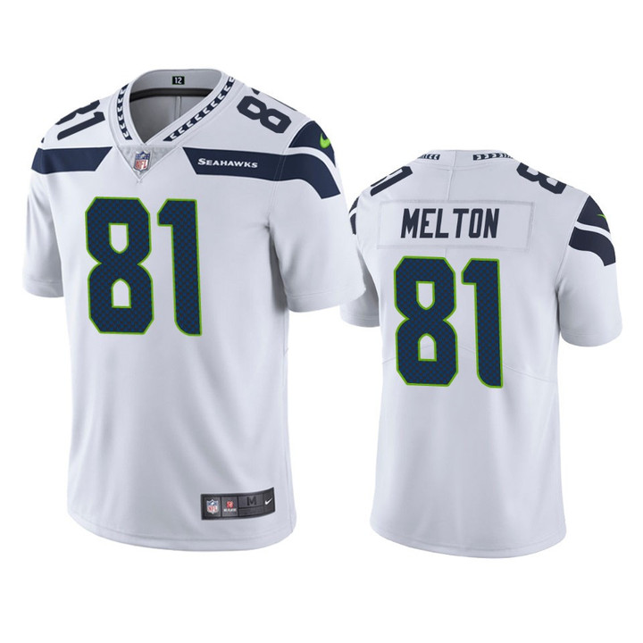 Seattle Seahawks Bo Melton #81 White Vapor Limited Jersey