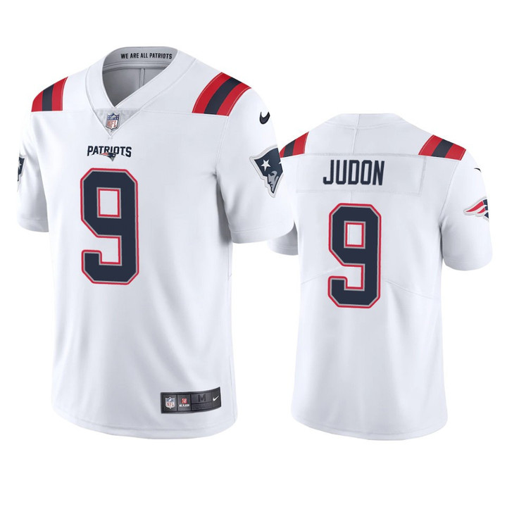 Matthew Judon #9 New England Patriots White Vapor Limited Jersey