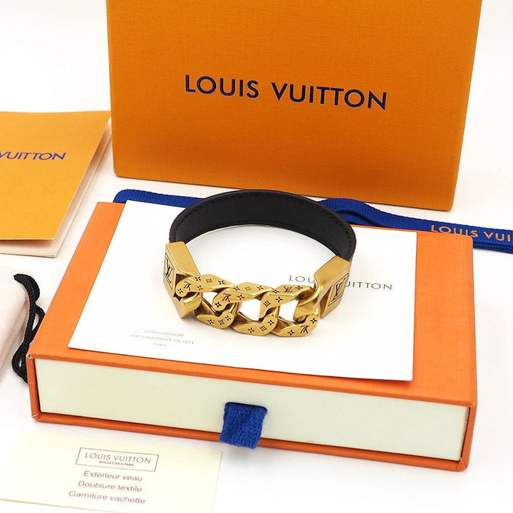 Louis Vuitton Monogram Brown Monochain Bracelet