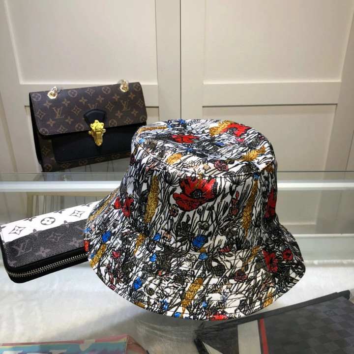 Dior Multicolor Floral Bucket Hat