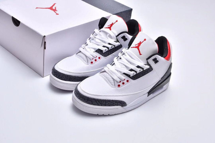 Nike Air Jordan 3 Retro SE Denim "Fire Red" Shoes/ Sneakers