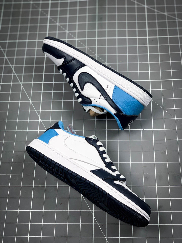 Air Jordan 1 Retro Low Laser Blue Sneaker Shoes