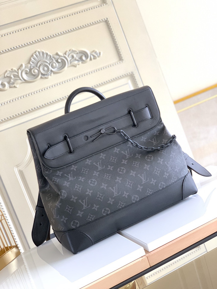 Louis Vuitton Solar Ray Steamer PM Black Messenger Bag