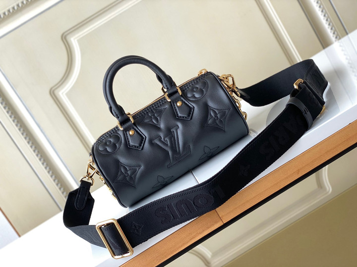 Louis Vuitton Papillon BB Handbag In Black