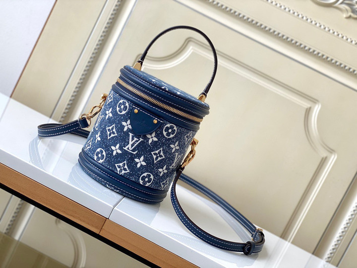 Louis Vuitton Cannes Handbag In Navy
