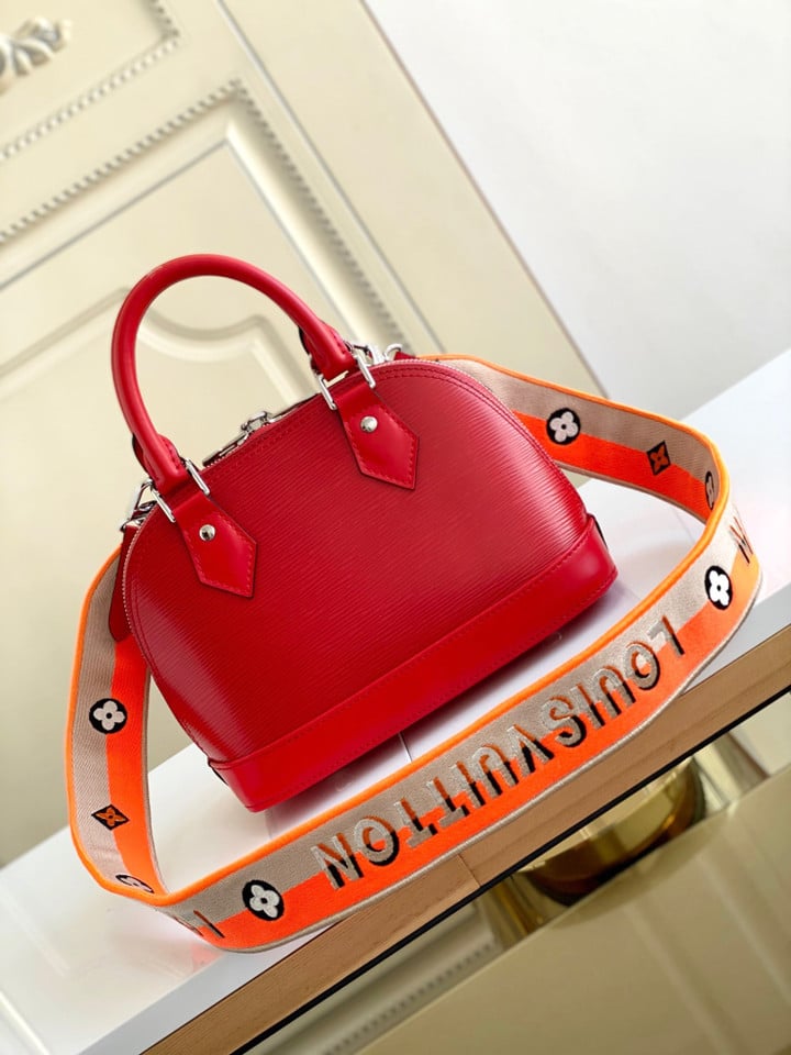 Louis Vuitton Red Alma BB Bag