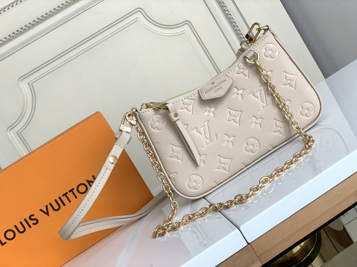 Louis Vuitton Easy Pouch On Strap On Creme