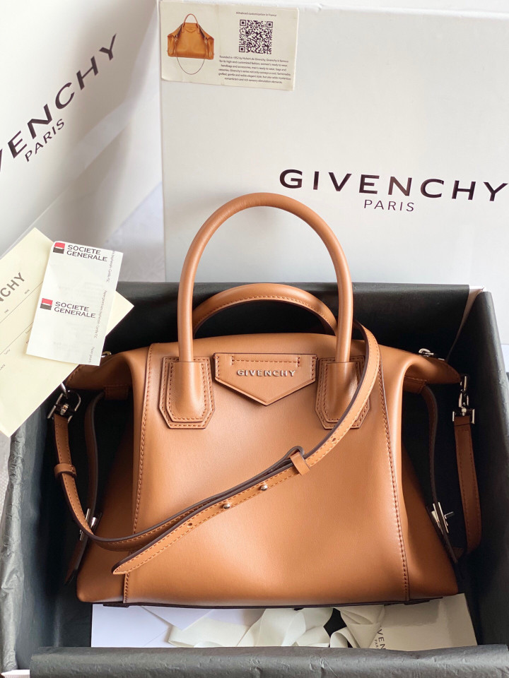 Givenchy Antigona Large Soft Satchel Bag Calfskin In Camel
