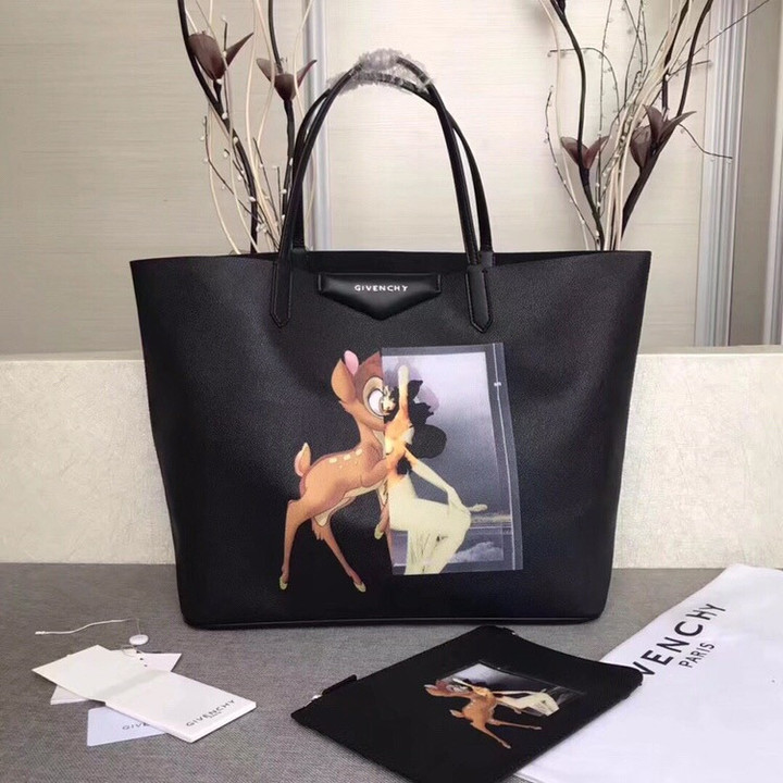Givenchy Antigona Bambi Print Tote Bag