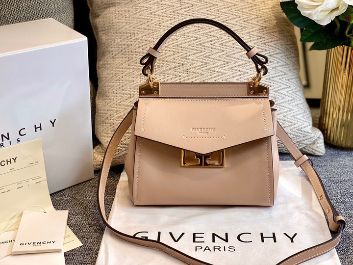Givenchy Mystic Bag Small Calfskin In Beige