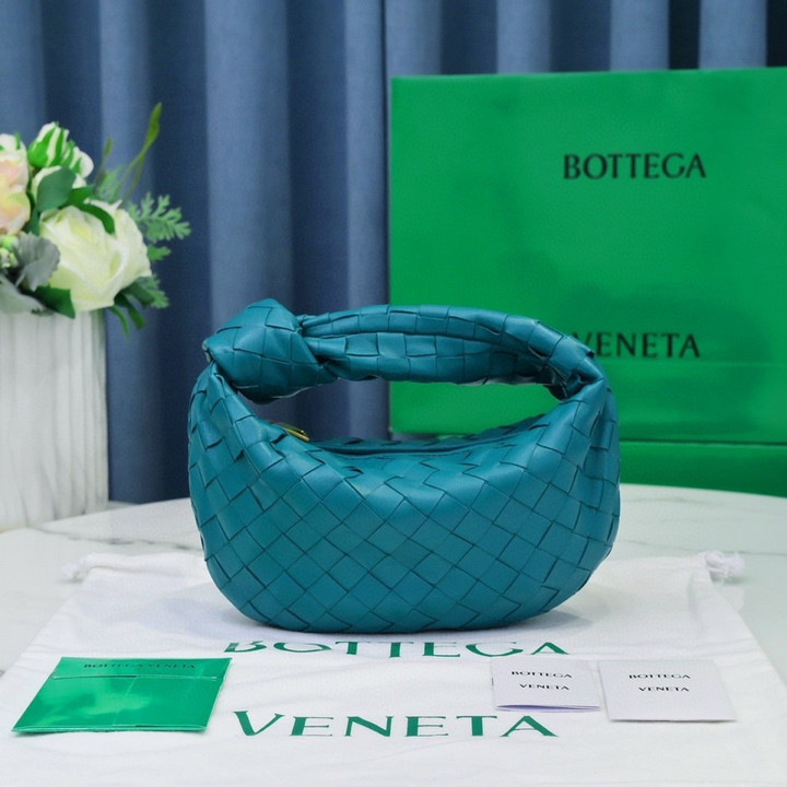 Bottega Veneta Mini Jodie Bag Classic Woven Leather In Blaster