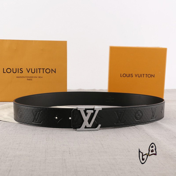 Louis Vuitton Reversible Belt LV Initiales In Black