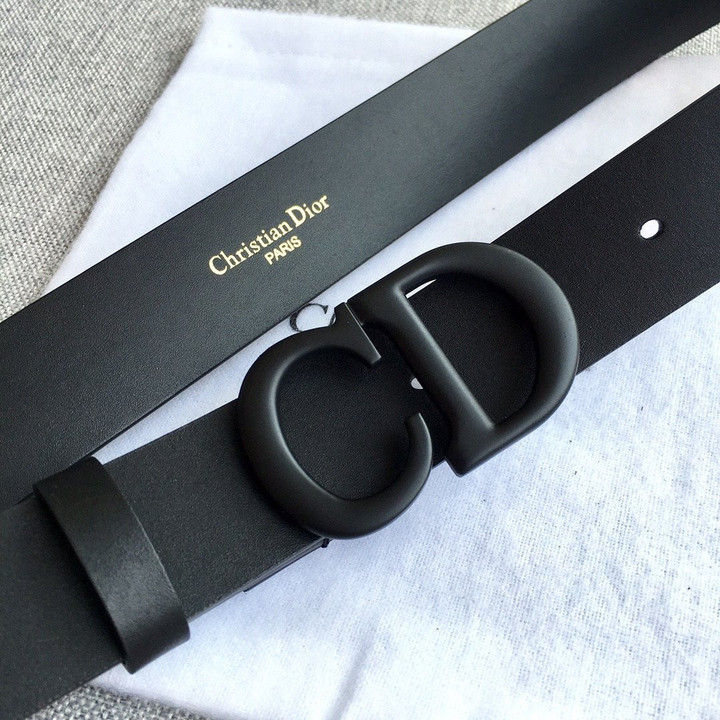 Dior Saddle Belt Black Matte Calfskin 30MM