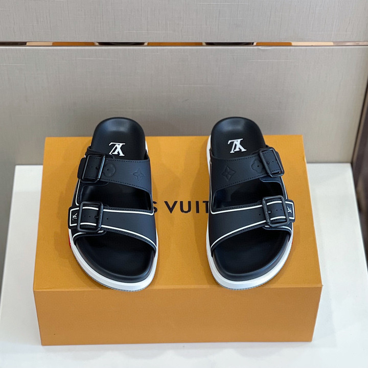 Louis Vuitton LV Trainer Mule In Black, Men